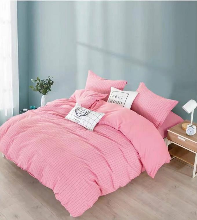 Le fil coloré de literie a teint le tissu de coton 150TC tous les draps-housse 1 de literie de taille