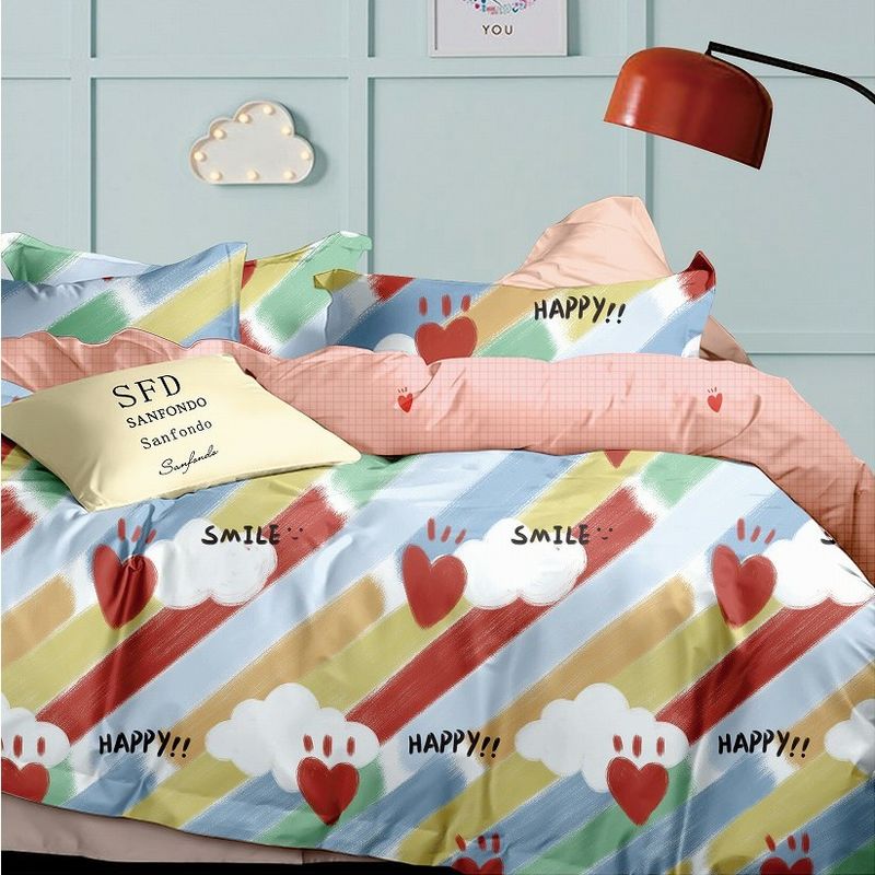 le Roi Size Bedding de coton des ensembles 4pcs 3pcs 100 de literie de coton de l'impression 100 de 3D Digital