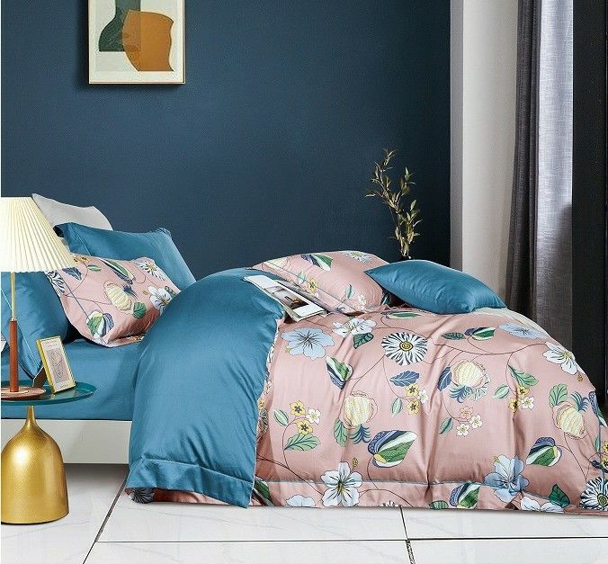 Le comité technique 300 s'épanouissent des draps place des ensembles d'édredon de draps-housse de couvre-lit de couettes de coton