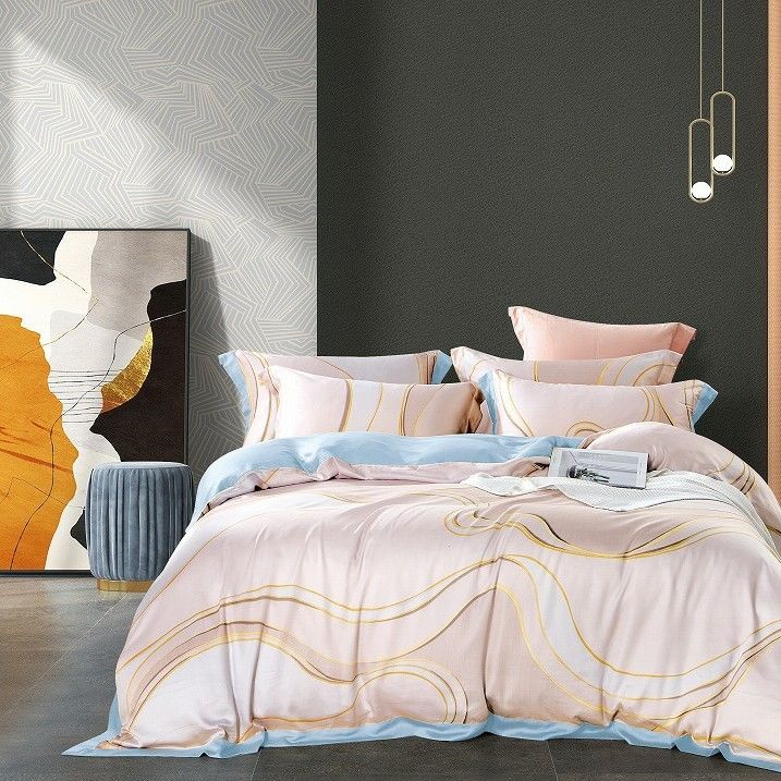 Feuilles multi du tirage en couleurs 60S Ring Spun Floral Cooling Tencel
