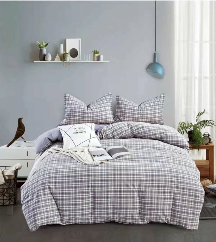Le tissu 100% de coton multi de couleur pour le fil de literie a teint l'ensemble de literie de maison du comité technique 150