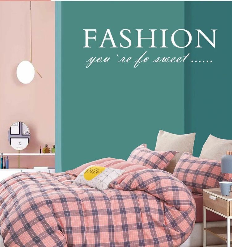 Les tissus colorés doux de literie que la maison couvre les fils 100% de coton ont teint le comité technique 150