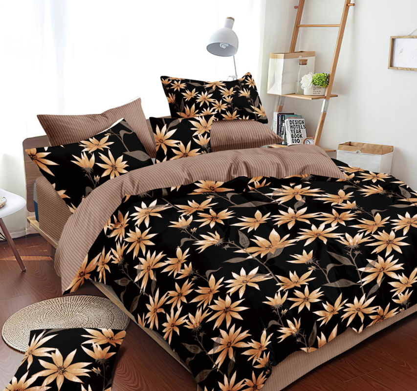 Ensembles floraux 70-130gsm de literie de Microfiber de tirage en couleurs multi